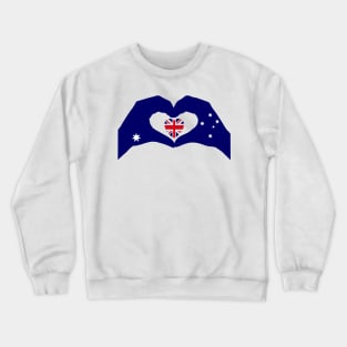 We Heart Australia Patriot Flag Series Crewneck Sweatshirt